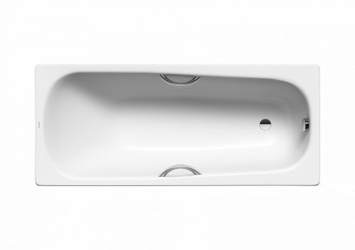 Стальная ванна Kaldewei SANIFORM PLUS STAR Mod. 333, 1600*750*410, alpine white, без ножек, с отверстиями для ручек в Приморско-Ахтарске